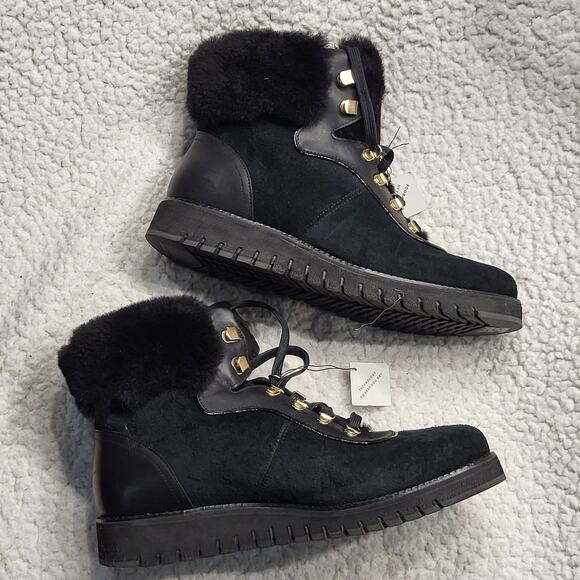 NEW Cole Haan Zerogrand Explore Upstate Hiker Waterproof Leather Booties sz 9 - Picture 4 of 7